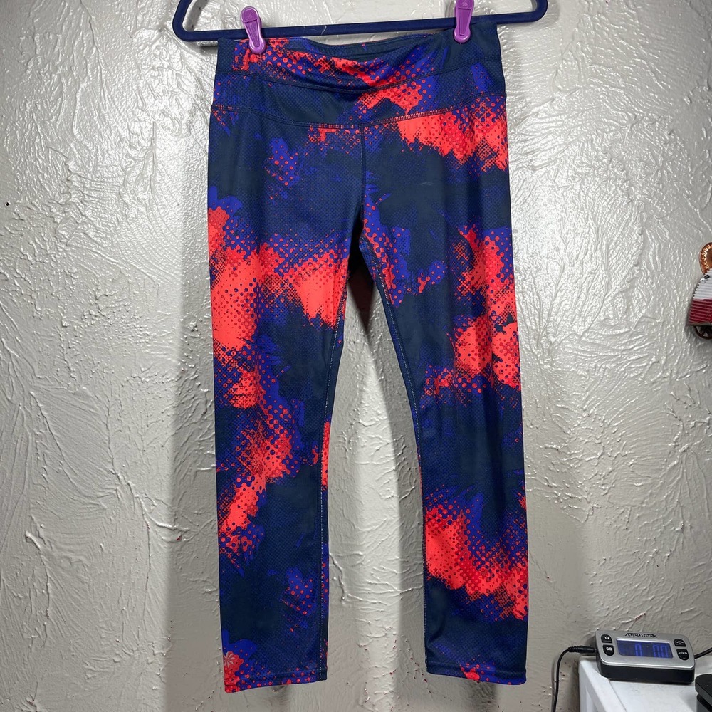 Athleta Royal Blue Colorful Active Athletic Leggings Size small